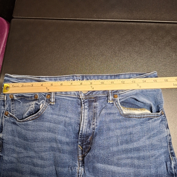 American Eagle Outfitters Dark Blue Straight Jeans - Picture 6 of 8
